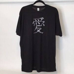 LA Pop Art Black T-shirt Men’s Size XL NWT